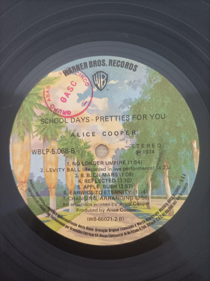 Lp Vinil Alice Cooper School Days Duplo, Leia