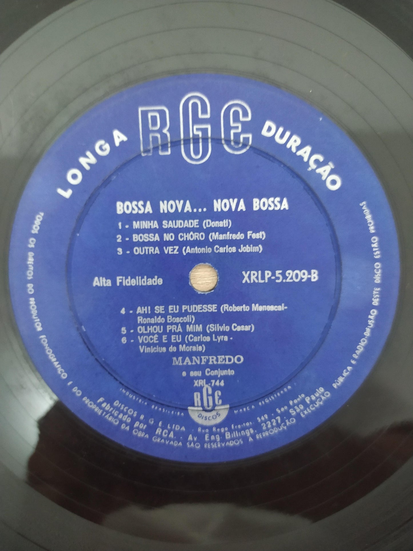 Lp Vinil Manfredo E Seu Conjunto Bossa Nova, Nova Bossa