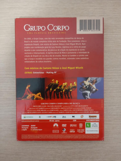 DVD Grupo Corpo Uma Família Brasileira 30 Anos