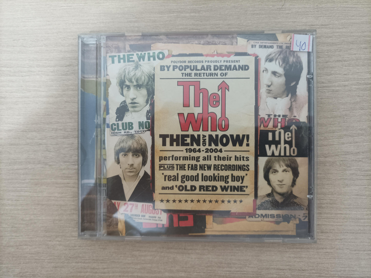 CD The Who Then And Now