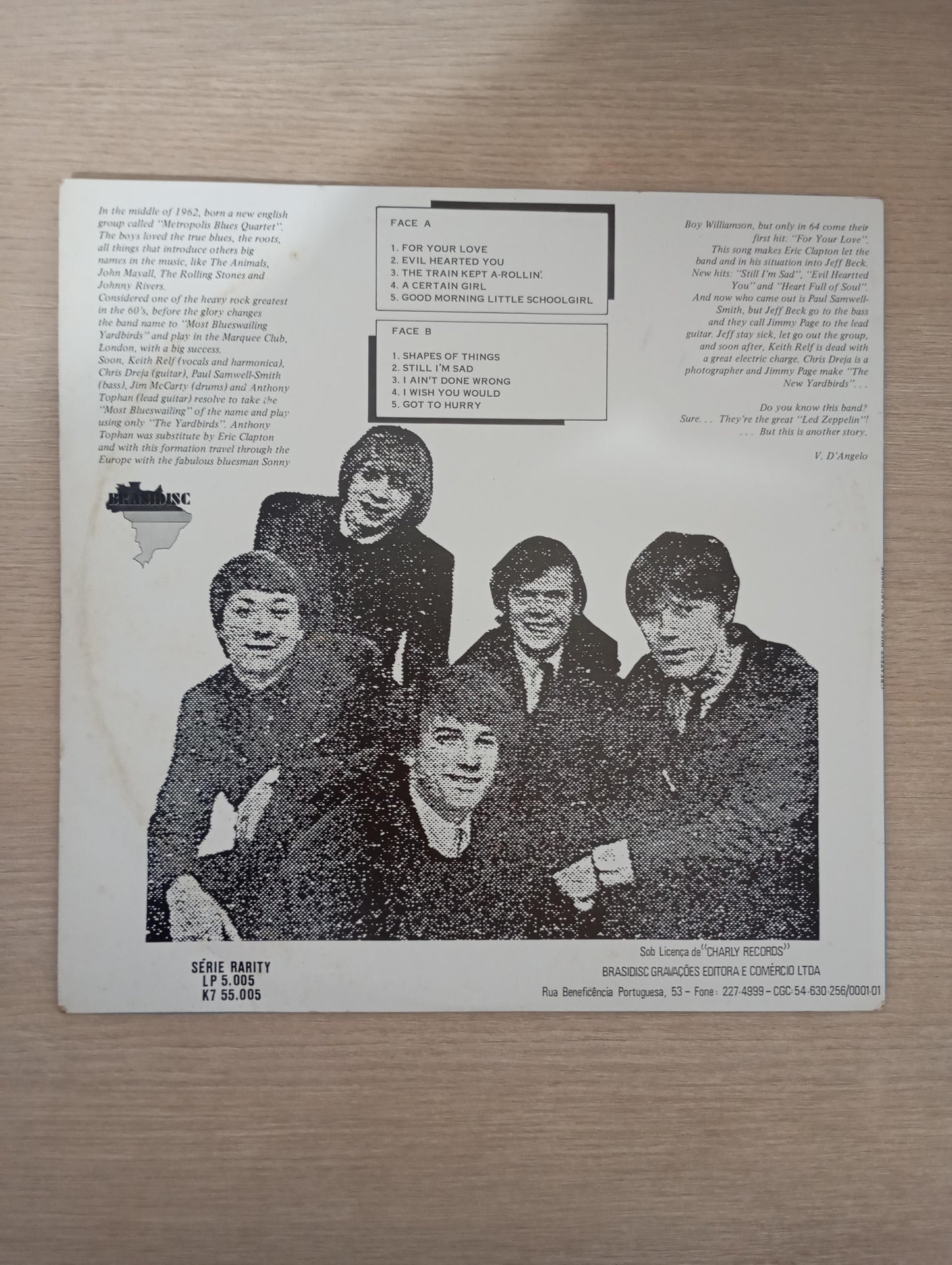 Lp Vinil The Yardbirds 23 All Time Greatest Hits