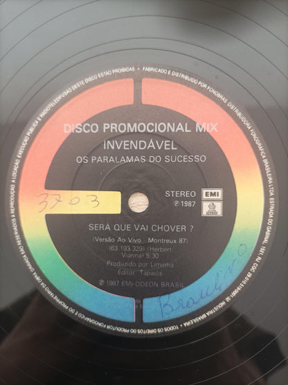 Lp Vinil Os Paralamas Do Sucesso Será Que Vai Chover?