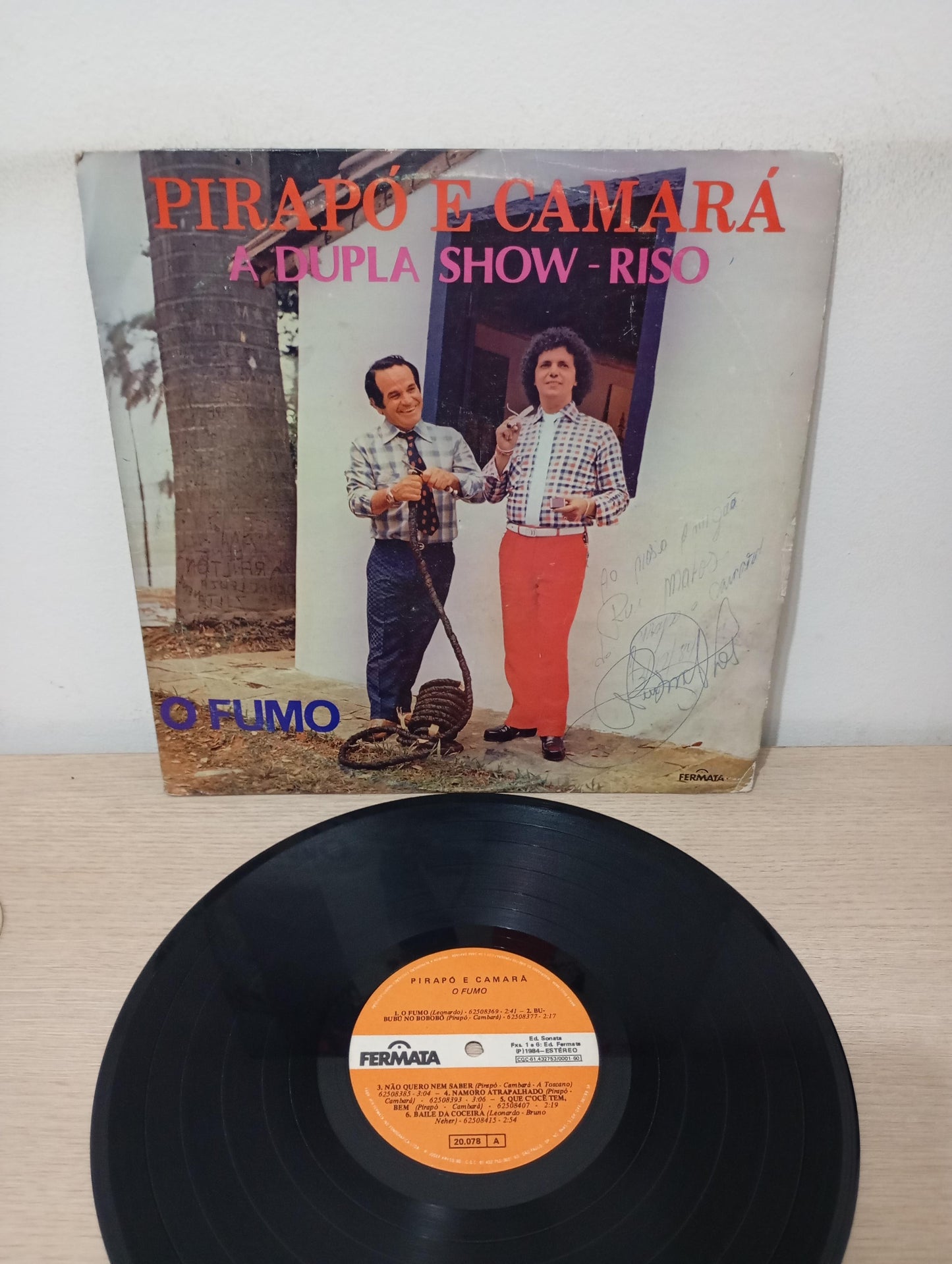 Lp Vinil Pirapó e Camará O Fumo
