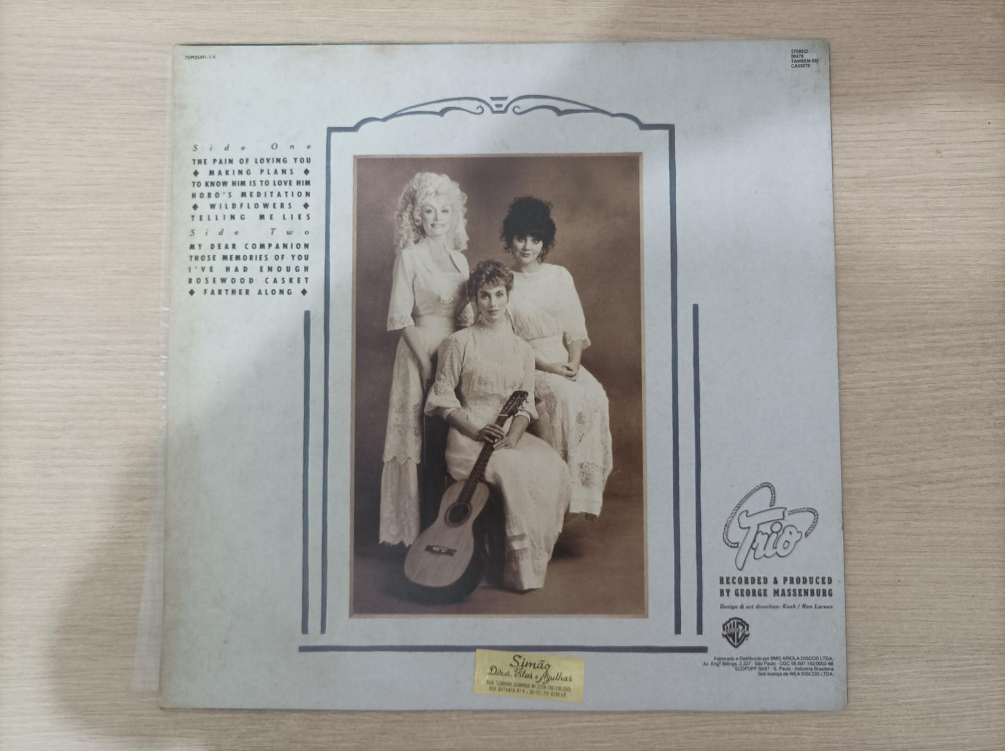 Lp Vinil Dolly Parton Trio