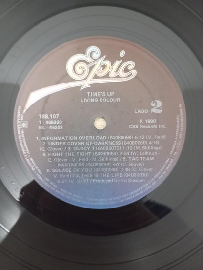 Lp Vinil Living Colour Time's Up