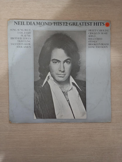 Lp Vinil Neil Diamond His 12 Greatest Hits