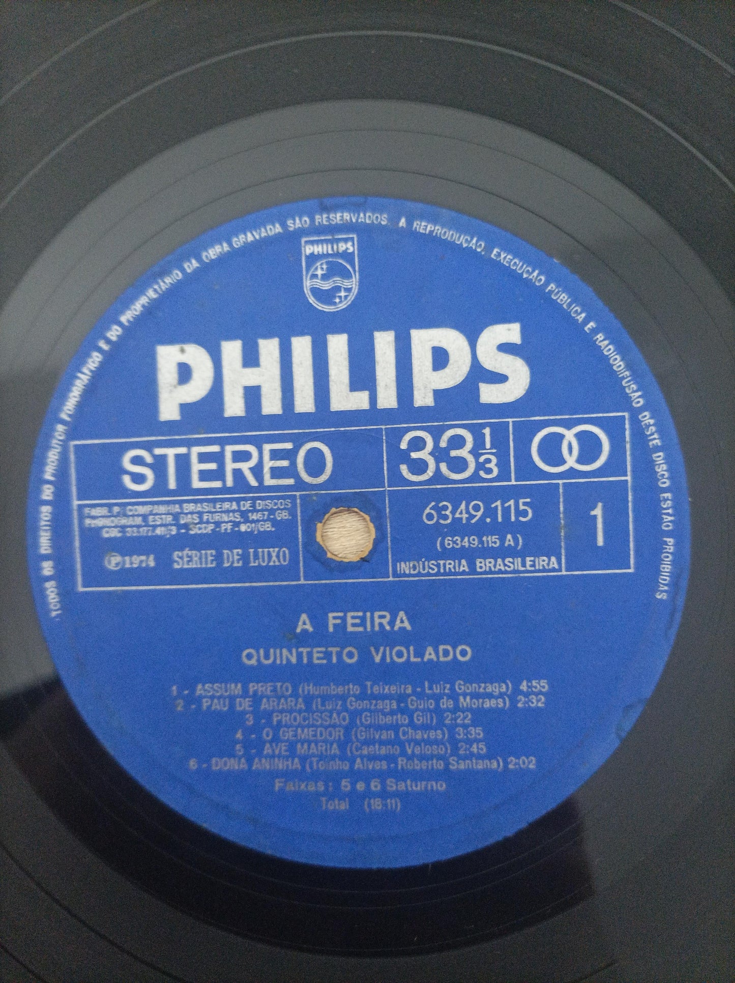 Lp Vinil Quinteto Violado 1972