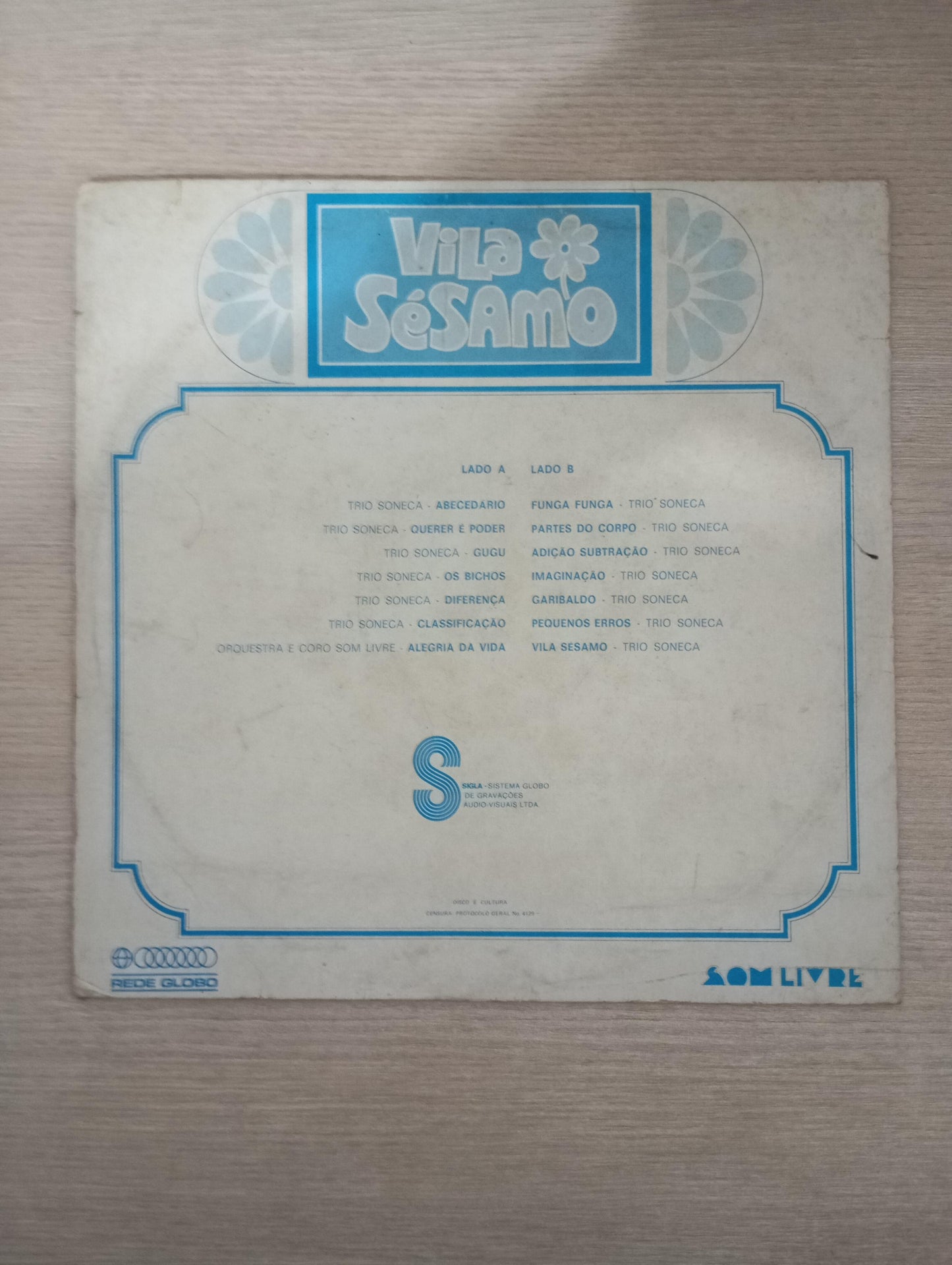 Lp Vinil Vila Sésamo 1974