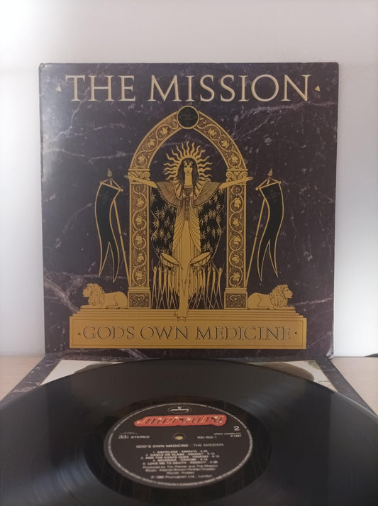 Lp Vinil The Mission Gods Own Medicine Com Encarte