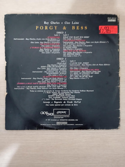 Lp Vinil Ray Charles & Cleo Laine Porgy & Bess Duplo