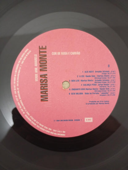 Lp Vinil Marisa Monte Verde Anil Amarelo Rosa Carvão 1994