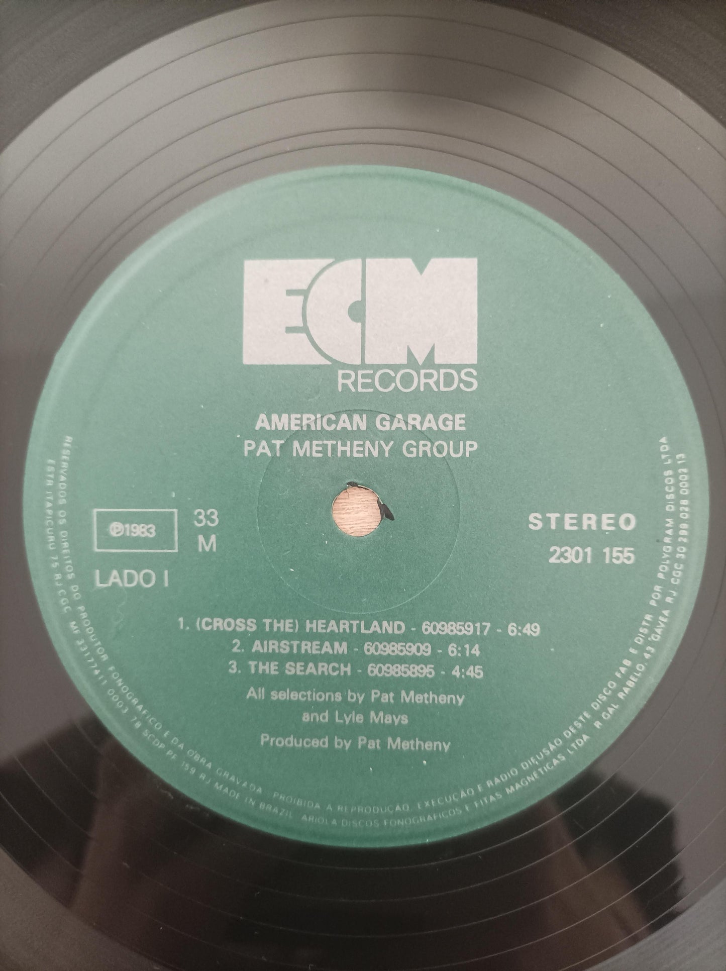 Lp Vinil Pat Metheny Group American Garage