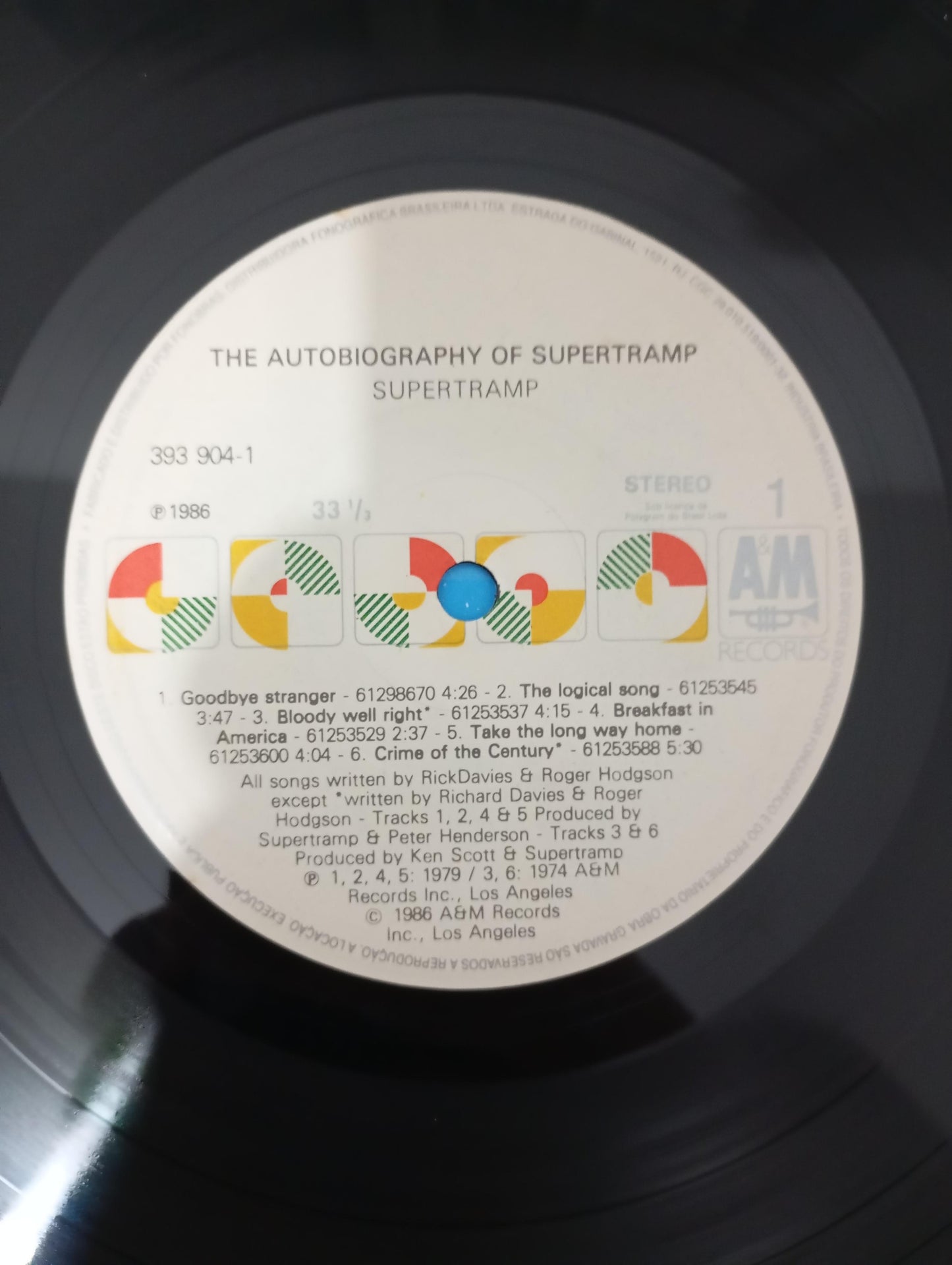 Lp Vinil Supertramp The Autobiography Of Com Encarte