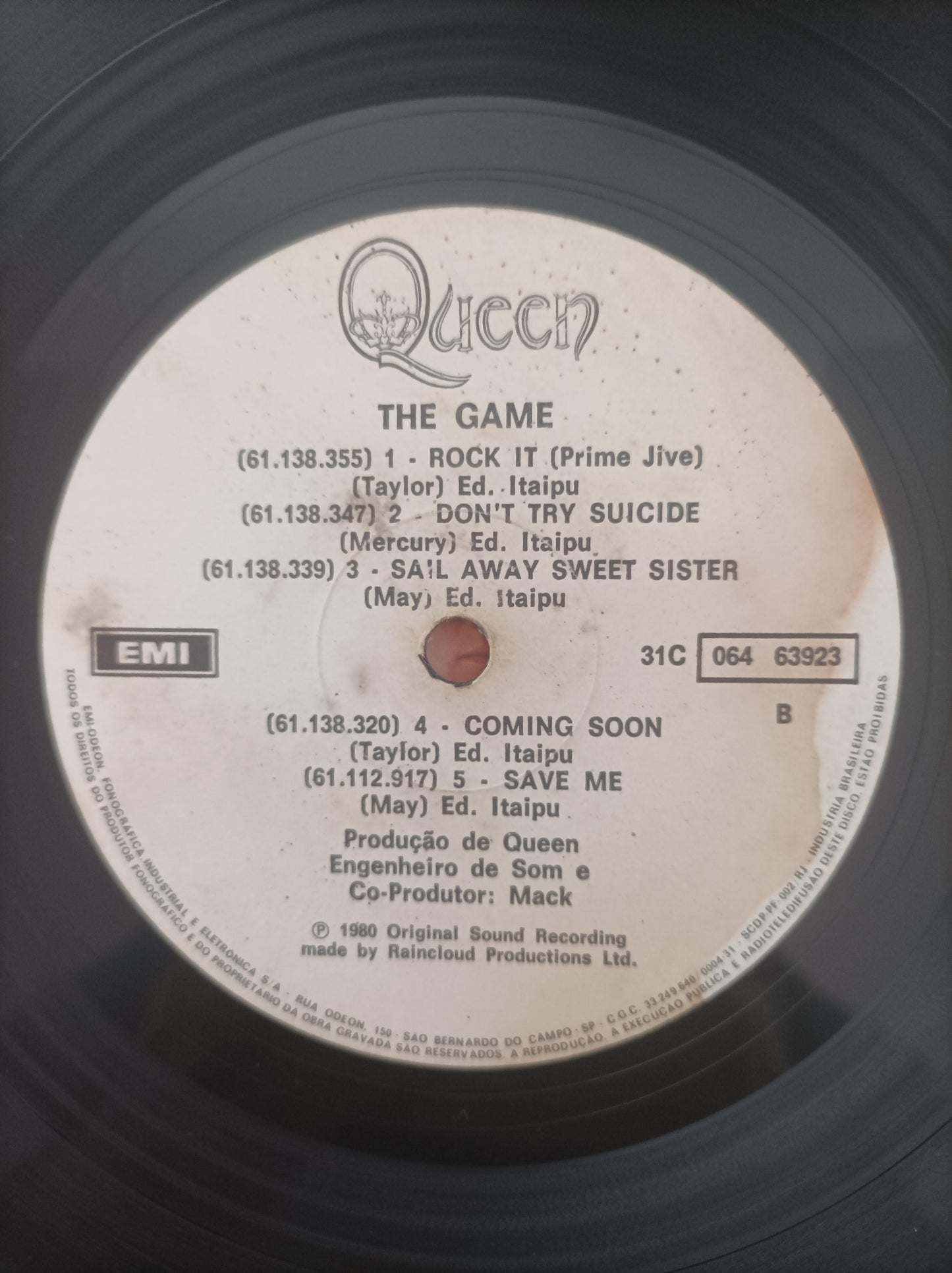 Disco Vinil The Game Queen A