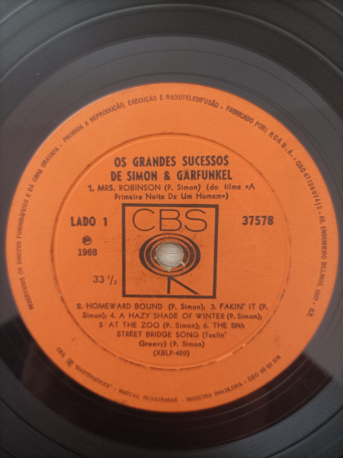 Lp Vinil Simon & Garfunkel Os Grandes Sucessos de , Leia