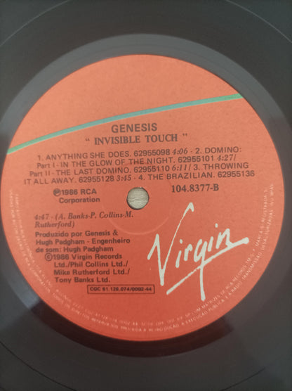 Disco Vinil Invisible Touch Genesis A