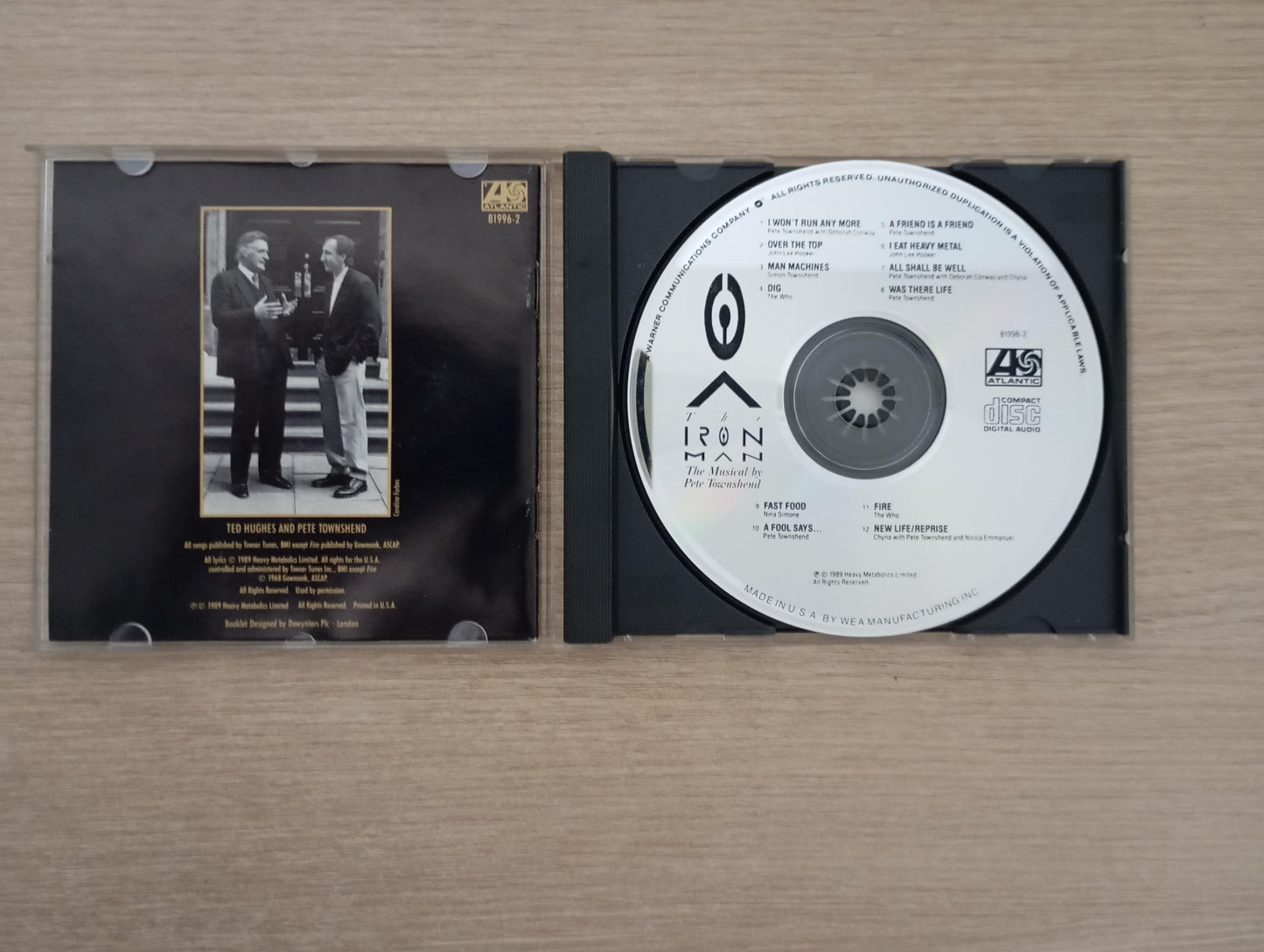 CD Pete Townshend The Iron Man The Musical Importado