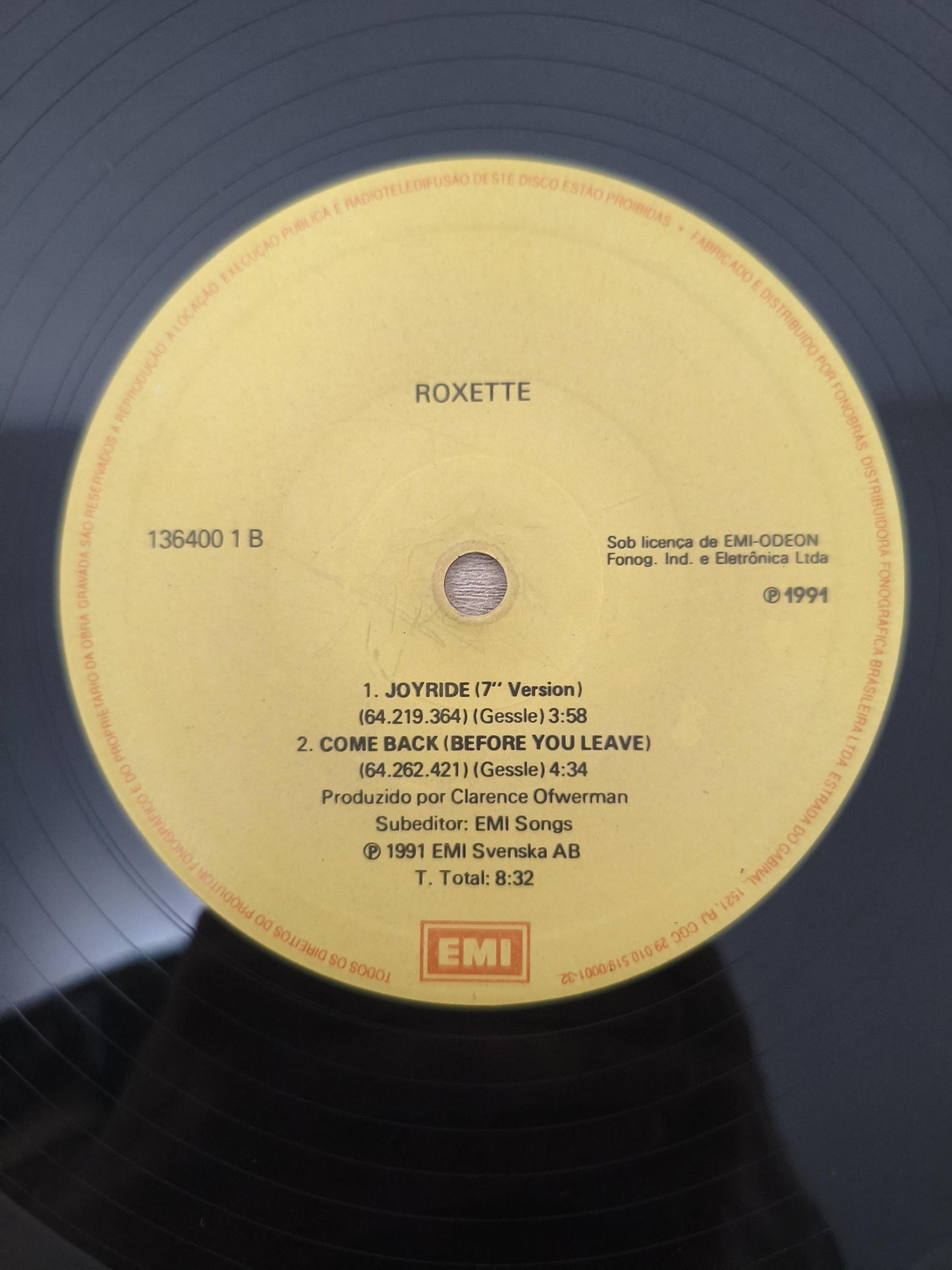 Lp Vinil Roxette Joyride