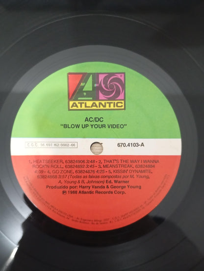 Lp Vinil AC/DC Blow Up Your Video
