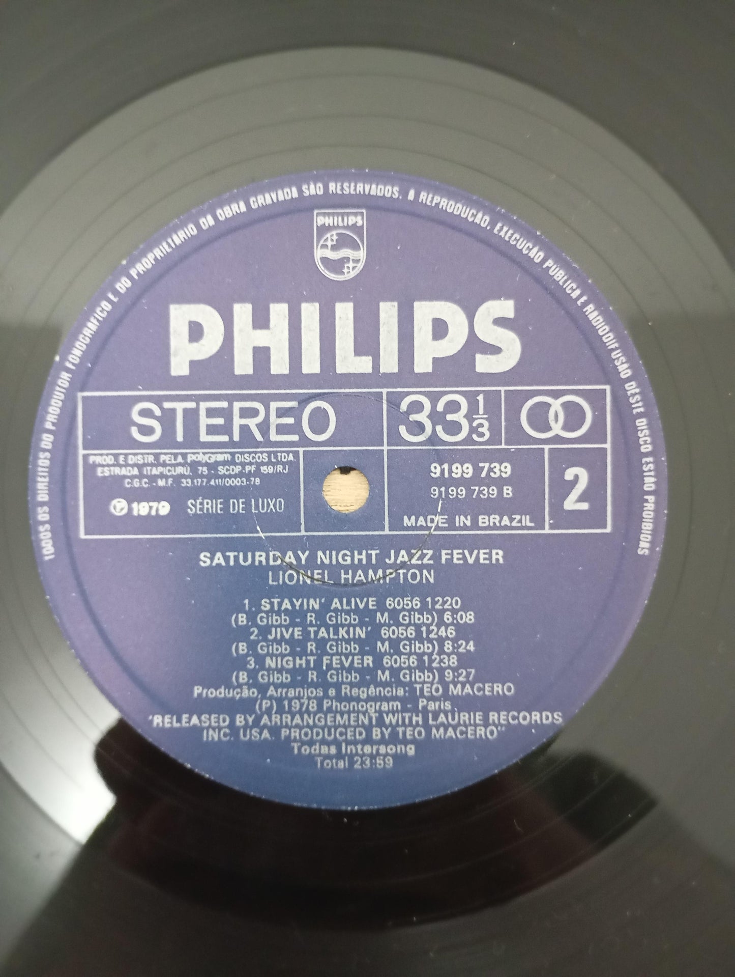 Lp Vinil Lionel Hampton Saturday Night Jazz Fever