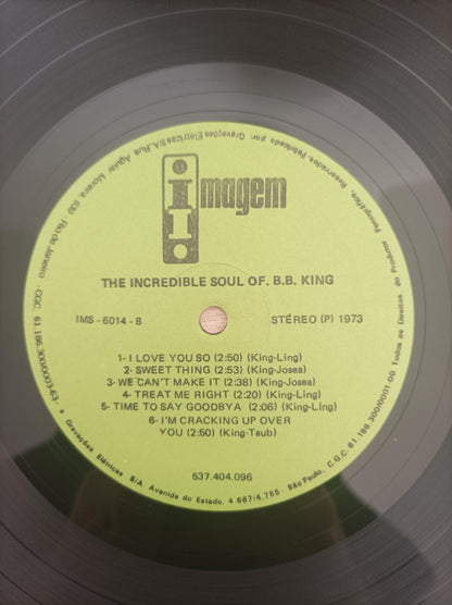 Lp Vinil B.B. King The Incredible Soul Of