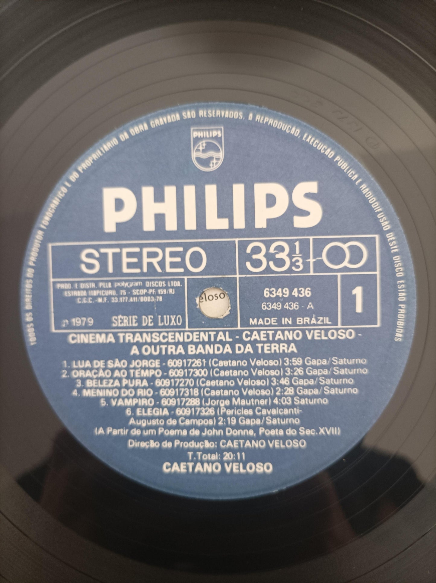 Lp Vinil Caetano Veloso Cinema Transcendental Com Encarte