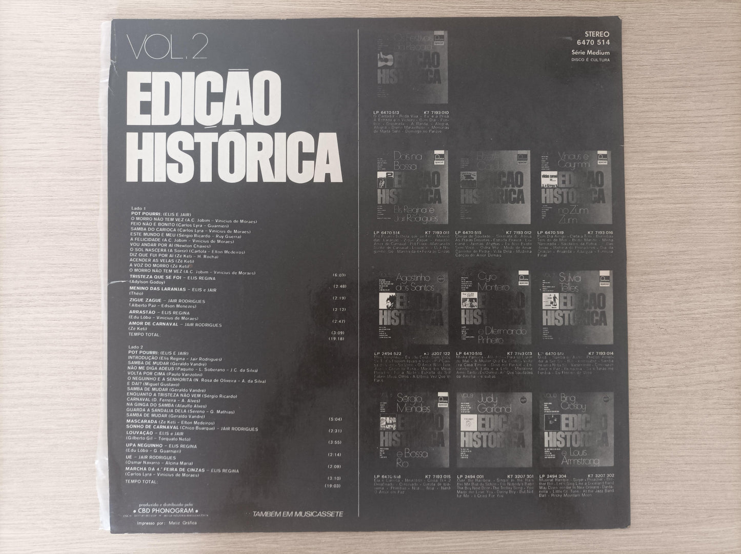 Lp Vinil Elis Regina & Jair Rodrigues Dois na Bossa Vol. 2