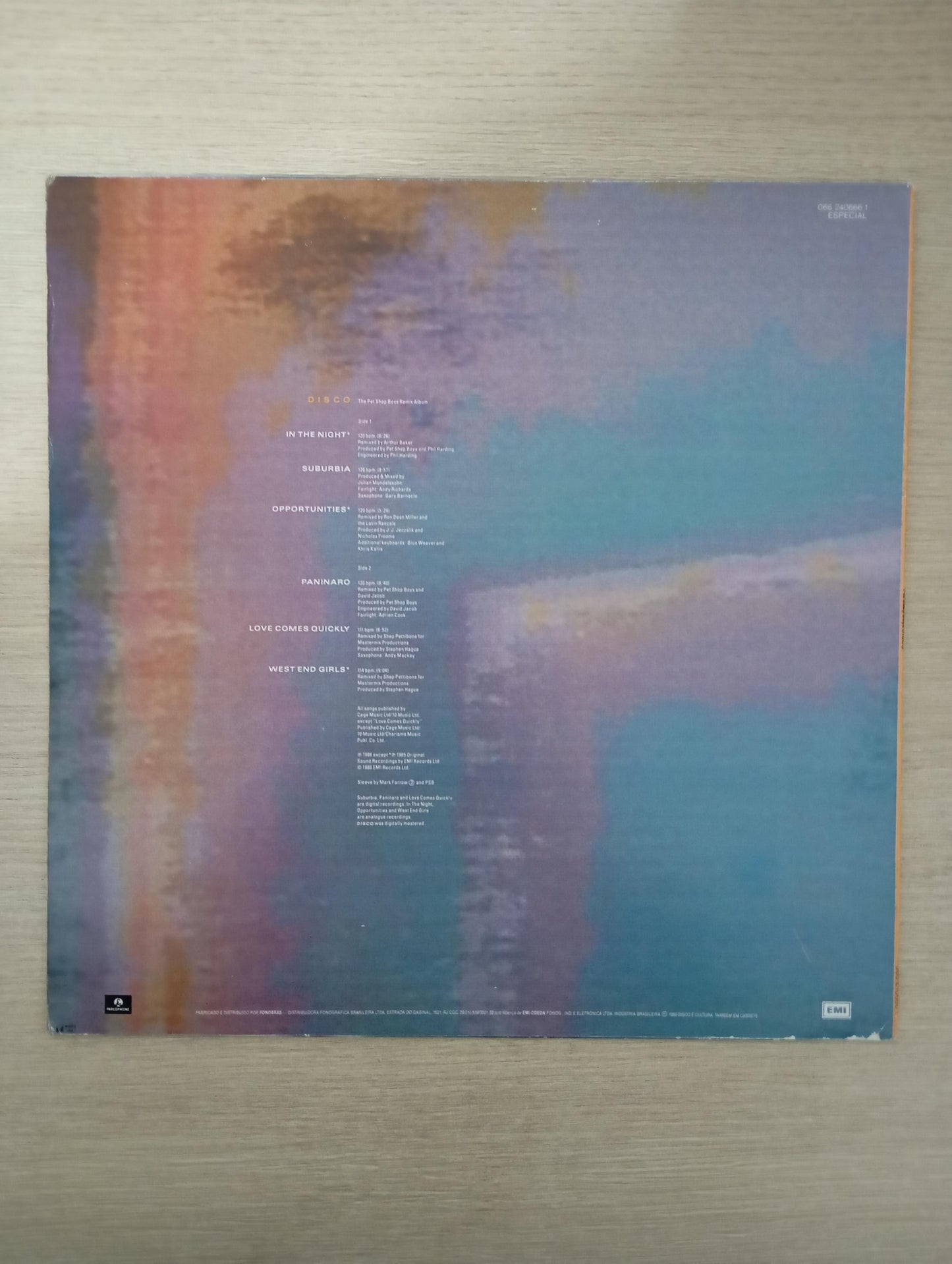 Disco Vinil Disco Pet Shop Boys Com Encarte A