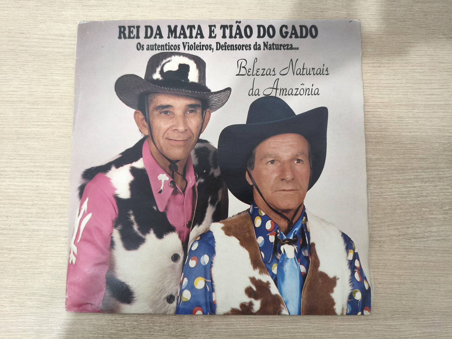 Lp Vinil Rei da Mata & Tião do Gado Os Autenticos Violeiros