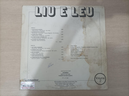 Lp Vinil Liu E Léu Jeitão de Caipira Só Moda de Viola Vol. 2