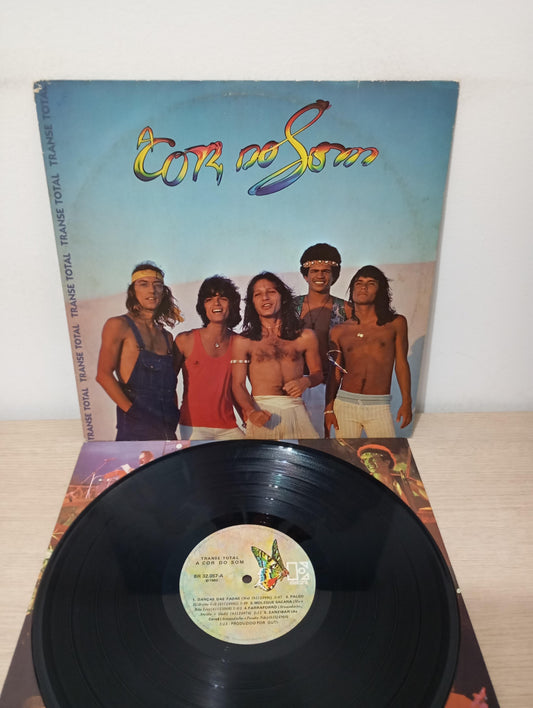 Disco Vinil Transe Total A Cor Do Som Com Encarte A