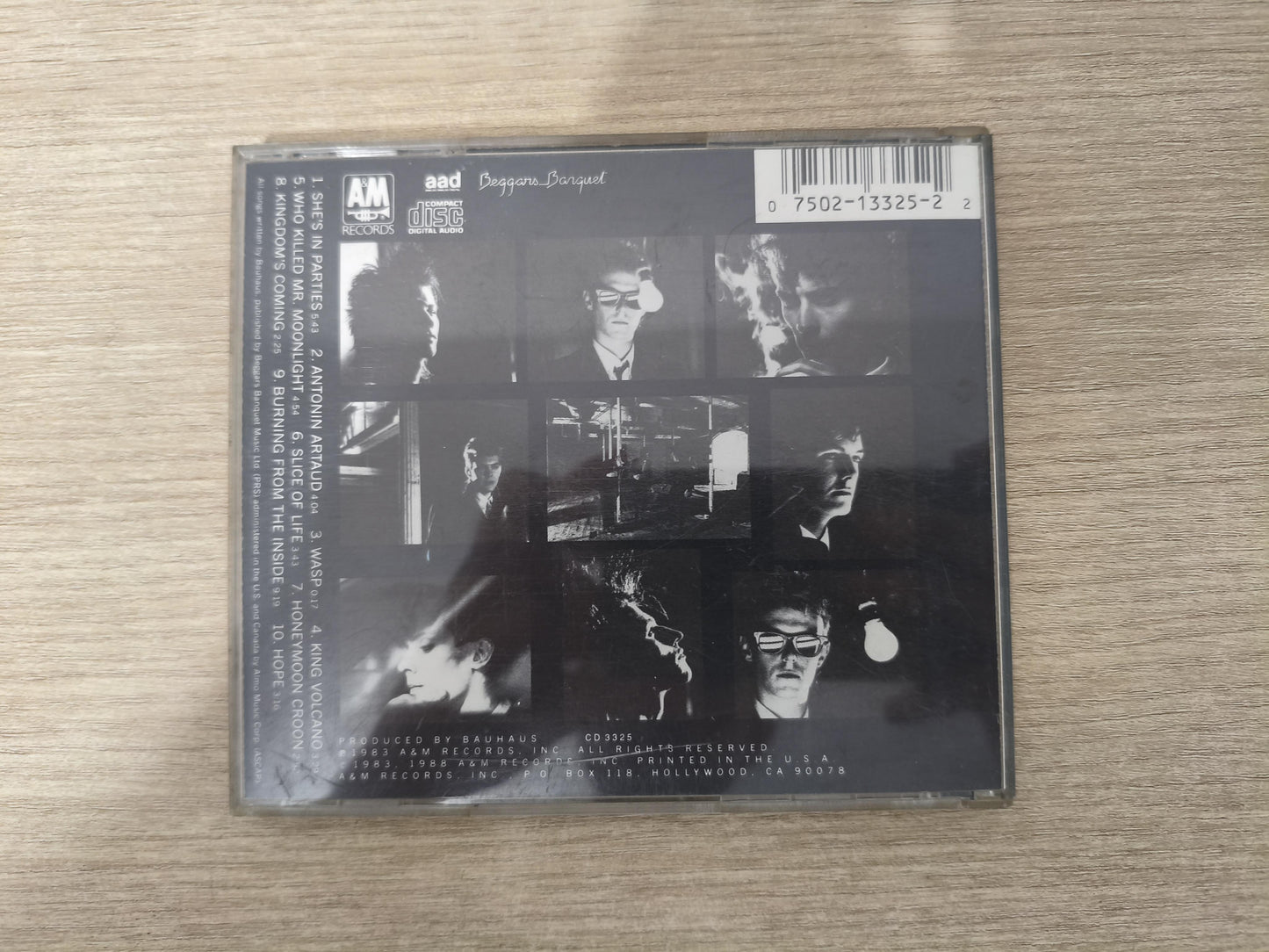 CD Bauhaus Burning From The Inside Importado