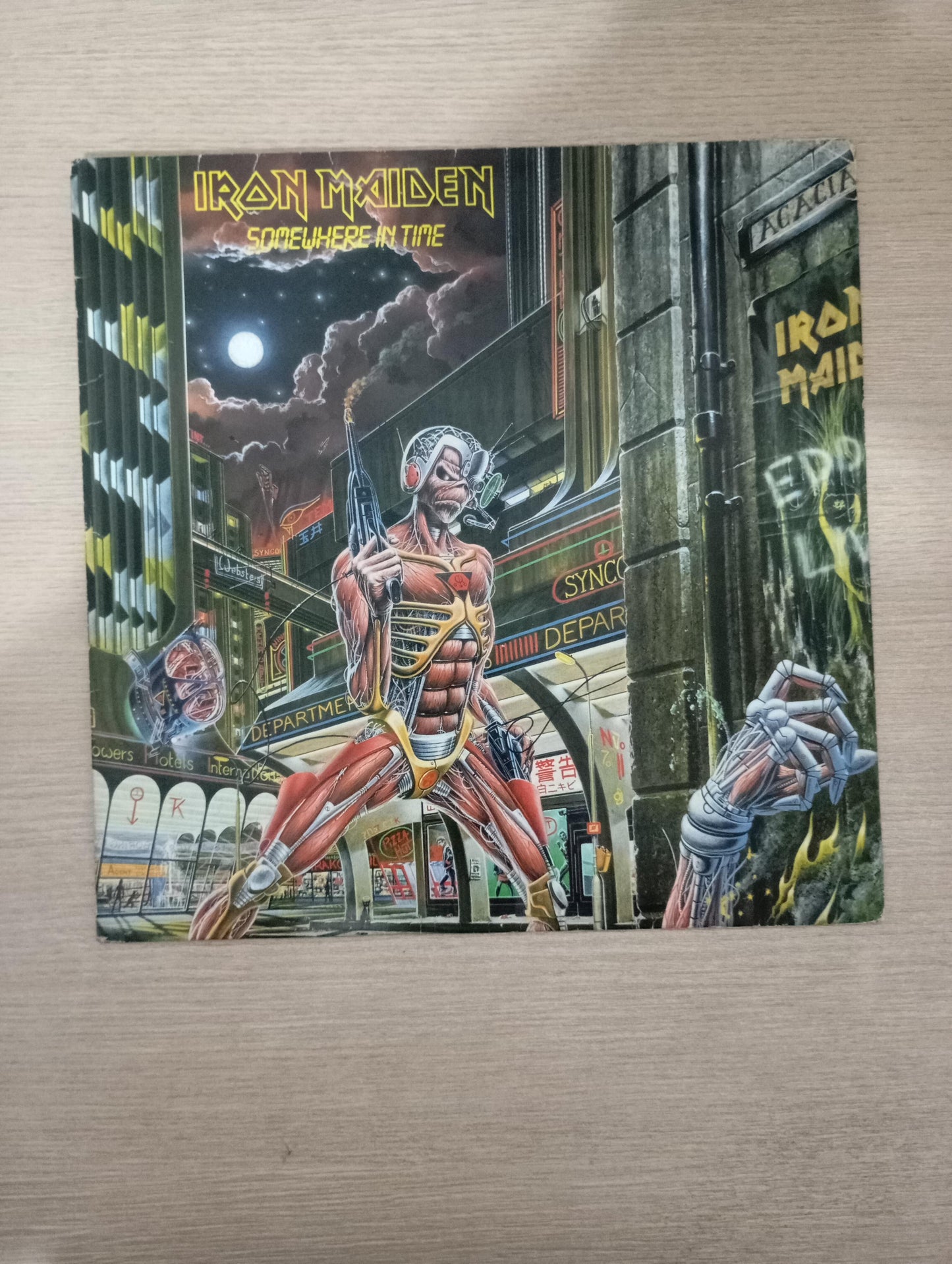 Lp Vinil Iron Maiden Somewhere In Time Com Encarte