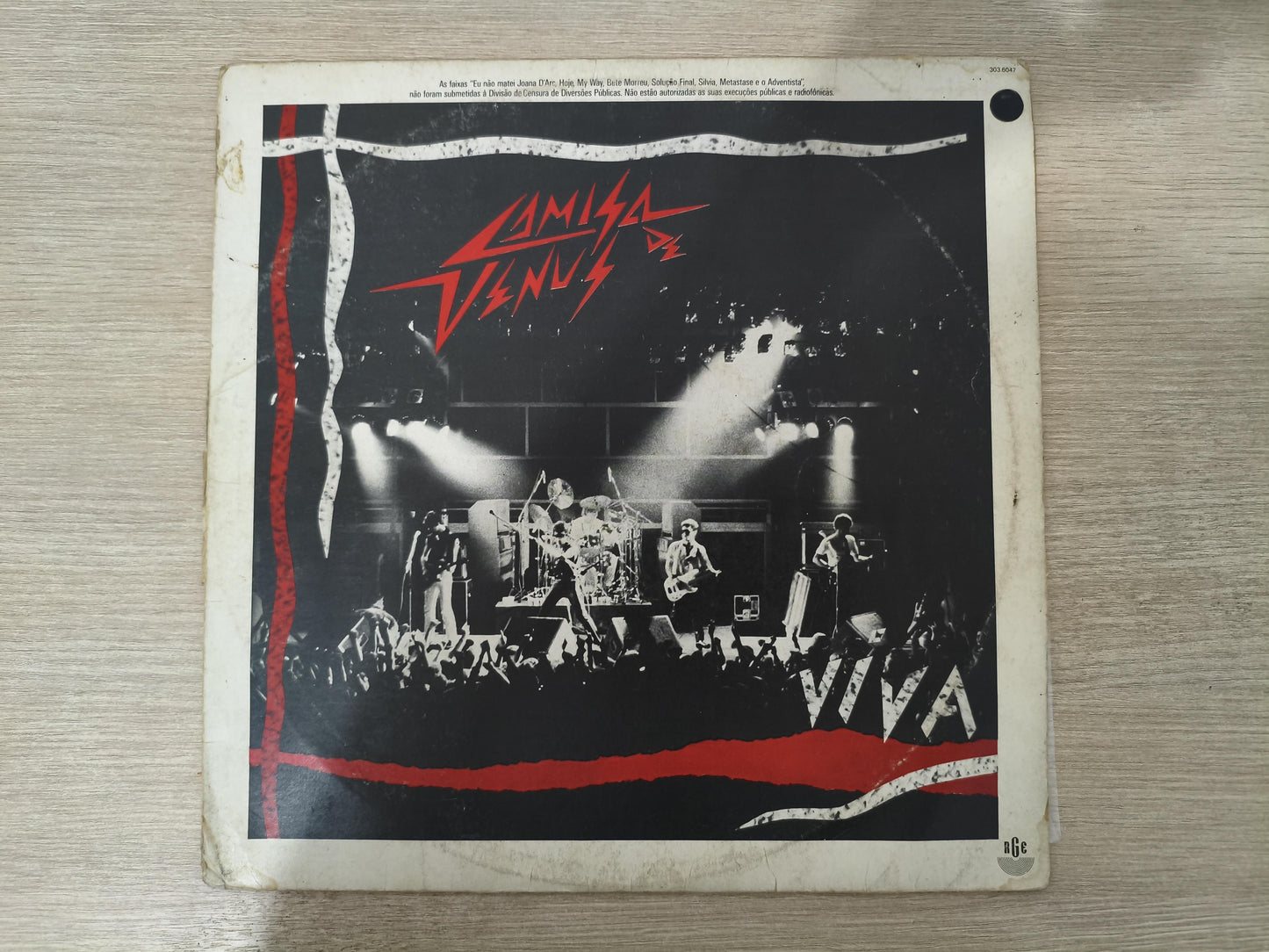 Lp Vinil Camisa De Vênus Viva