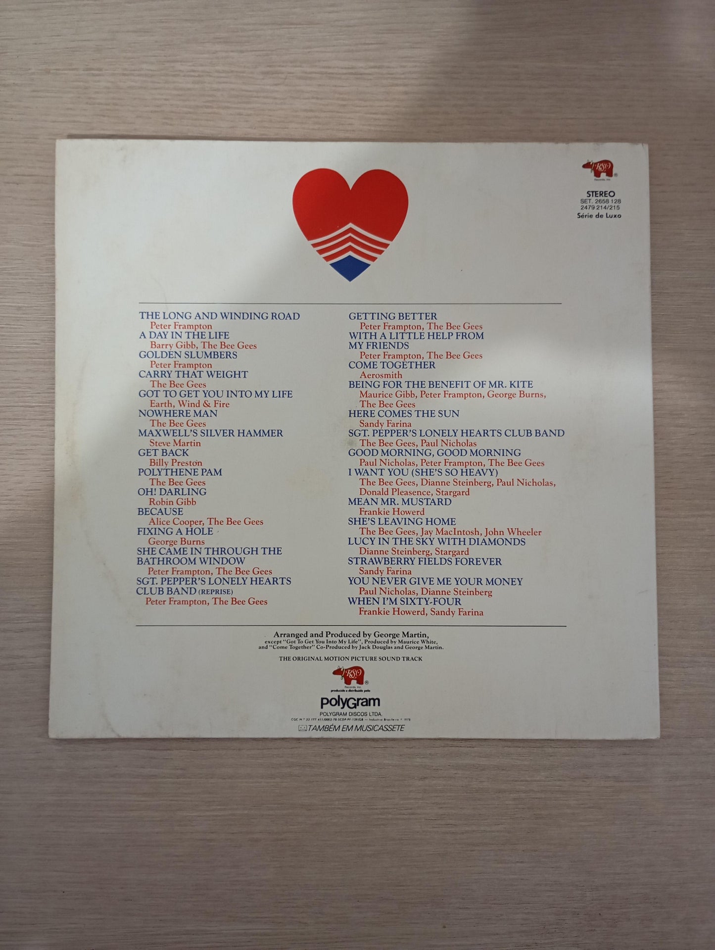Lp Vinil Peter Frampton Bee Gees Sgt. Pepper's Duplo