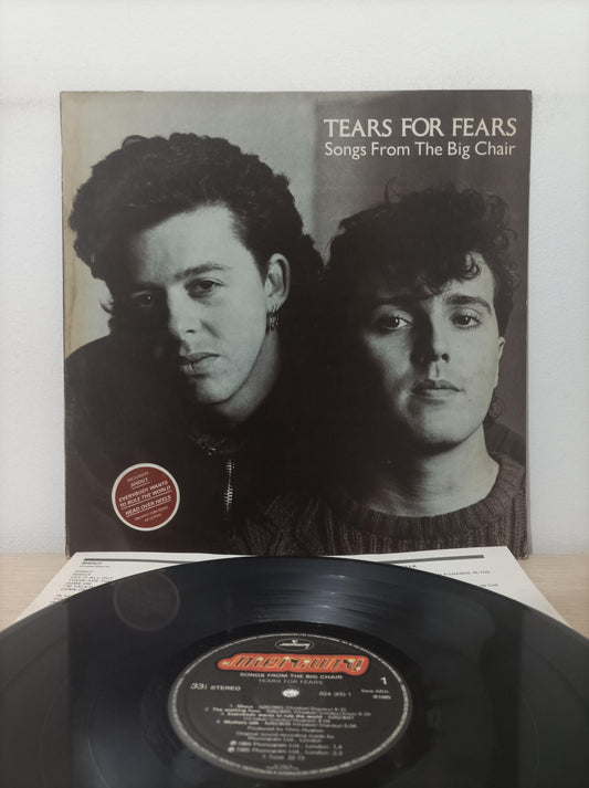 Lp Vinil Tears For Fears Songs From The Big Chair C/ Encarte
