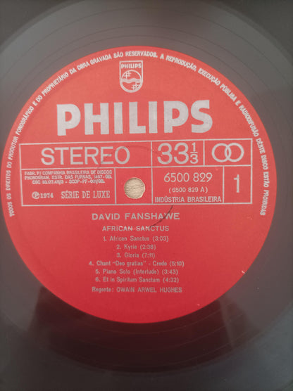Disco Vinil African Sanctus David Fanshawe A