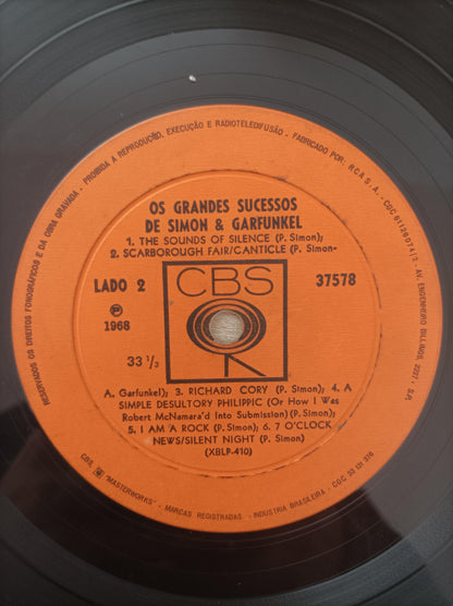 Lp Vinil Simon & Garfunkel Os Grandes Sucessos de , Leia