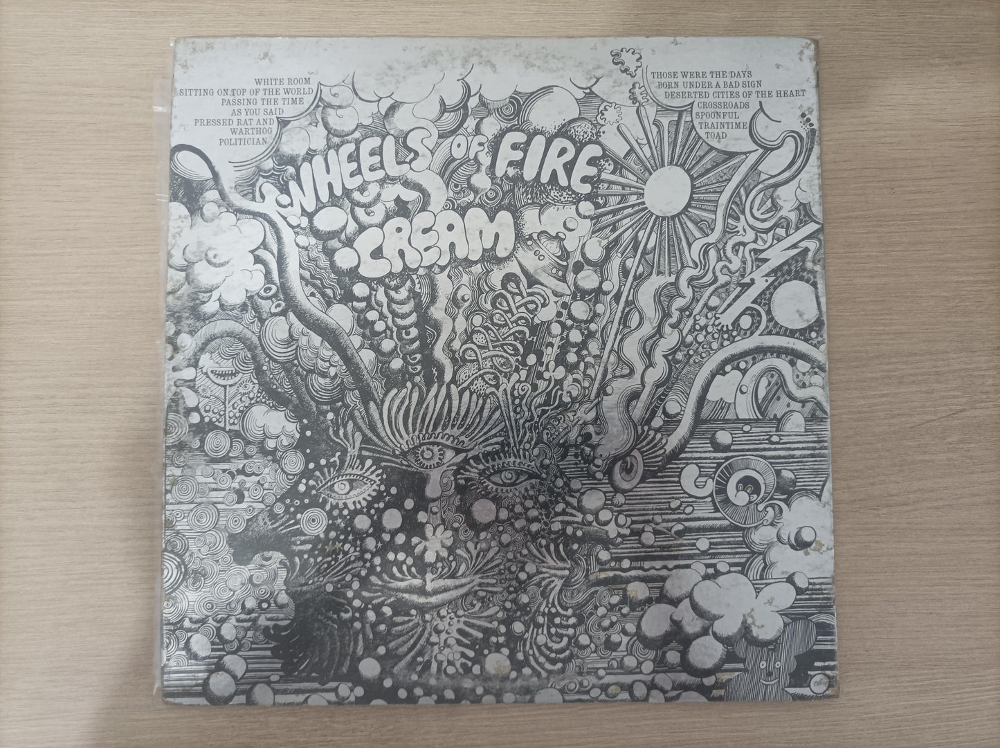 Lp Vinil Cream Wheels Of Fire Duplo Com Encarte Importado