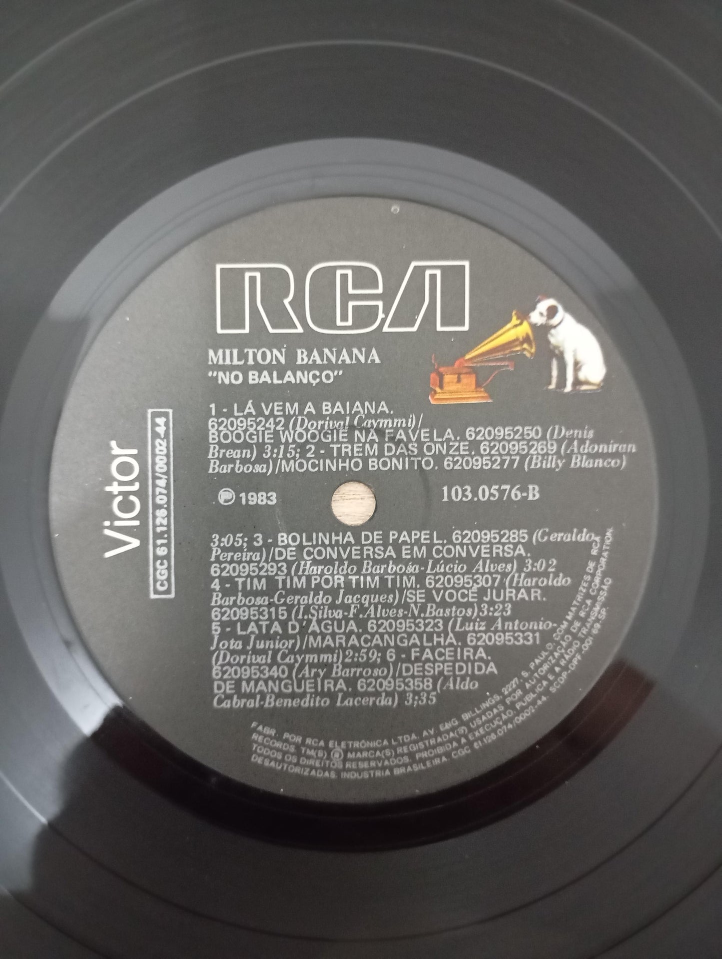 Lp Vinil Milton Banana No Balanço