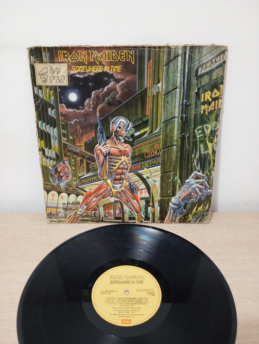 Lp Vinil Iron Maiden Somewhere In Time, Leia