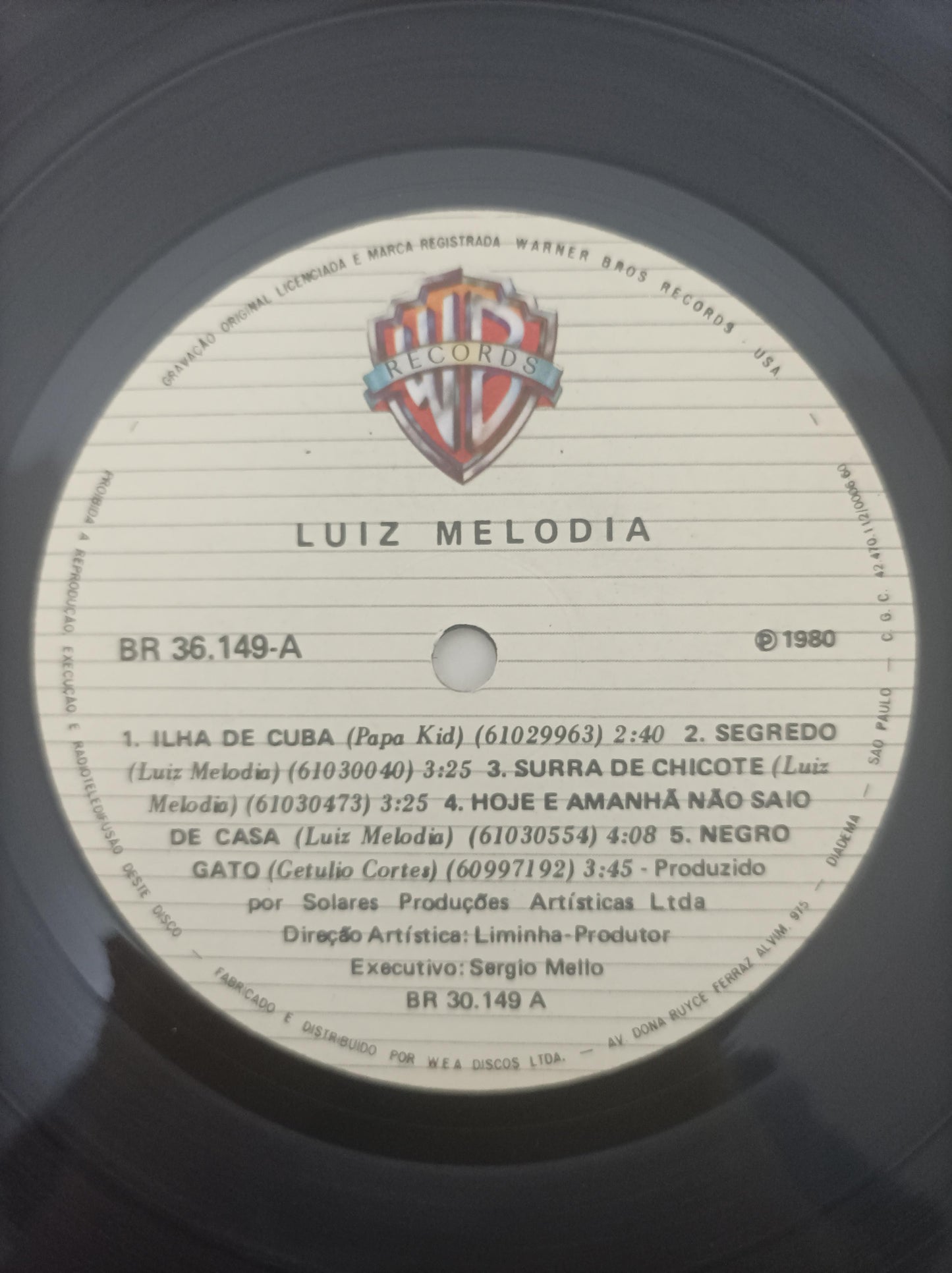 Lp Vinil Luiz Melodia Nós Com Encarte