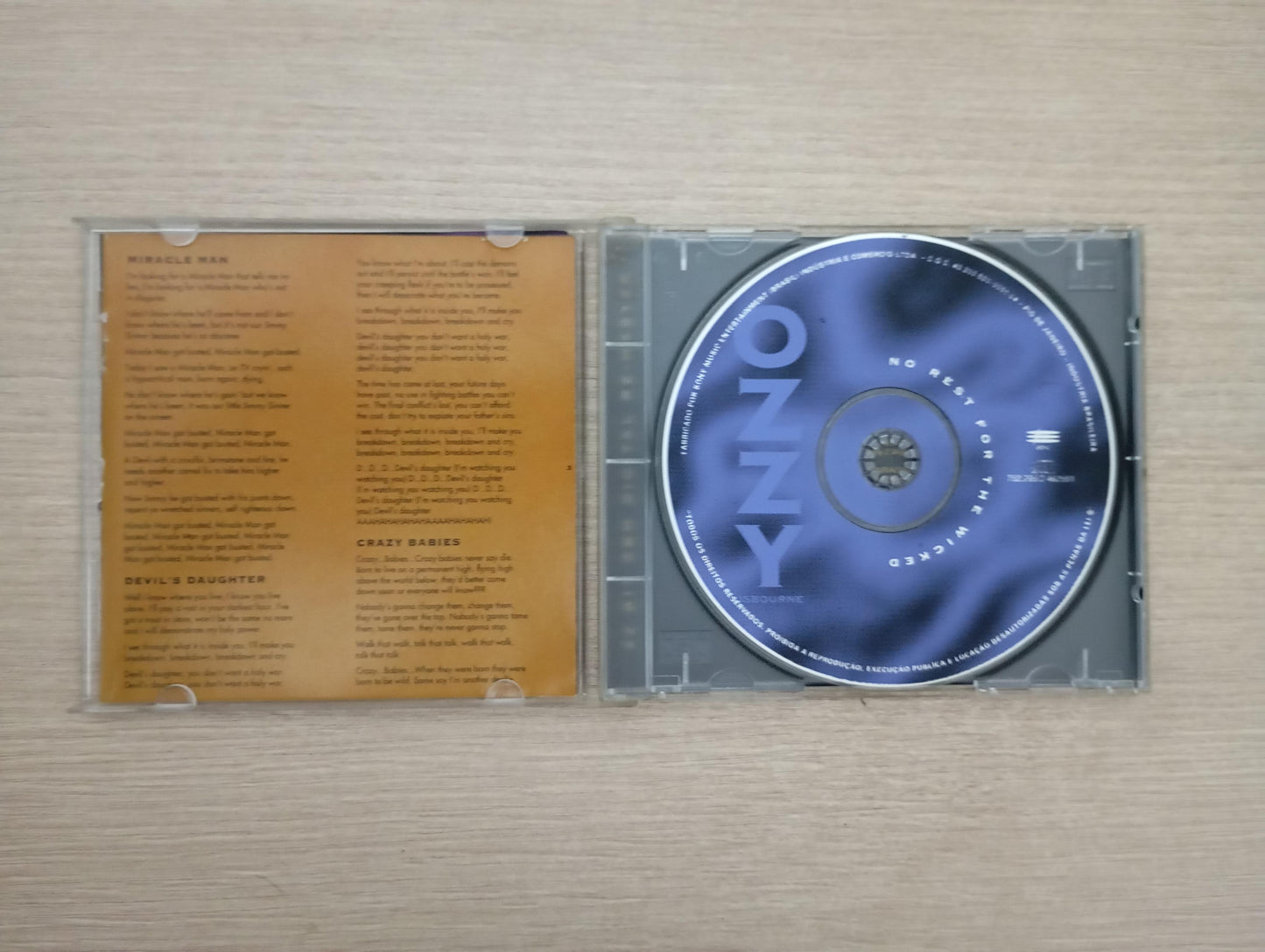 CD Ozzy Osbourne No Rest For The Wicked