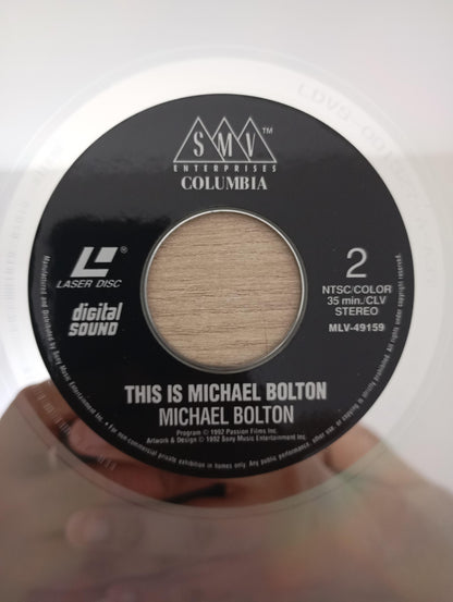 LD LaserDisc Michael Bolton This Is Michael Bolton Imp USA
