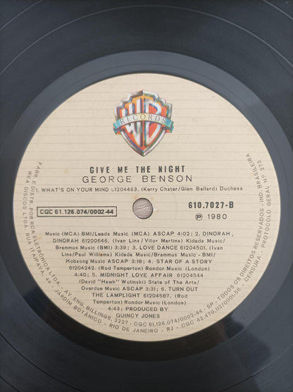 Lp Vinil George Benson Give Me The Night