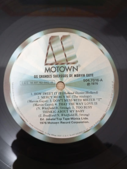 Lp Vinil Marvin Gaye Os Grandes Sucessos De Marvin Gaye