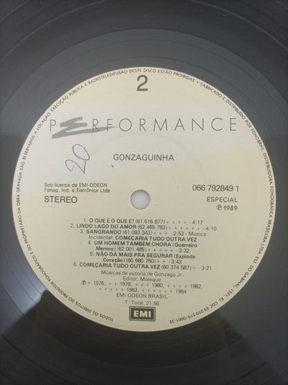 Lp Vinil Gonzaguinha Performance Com Encarte