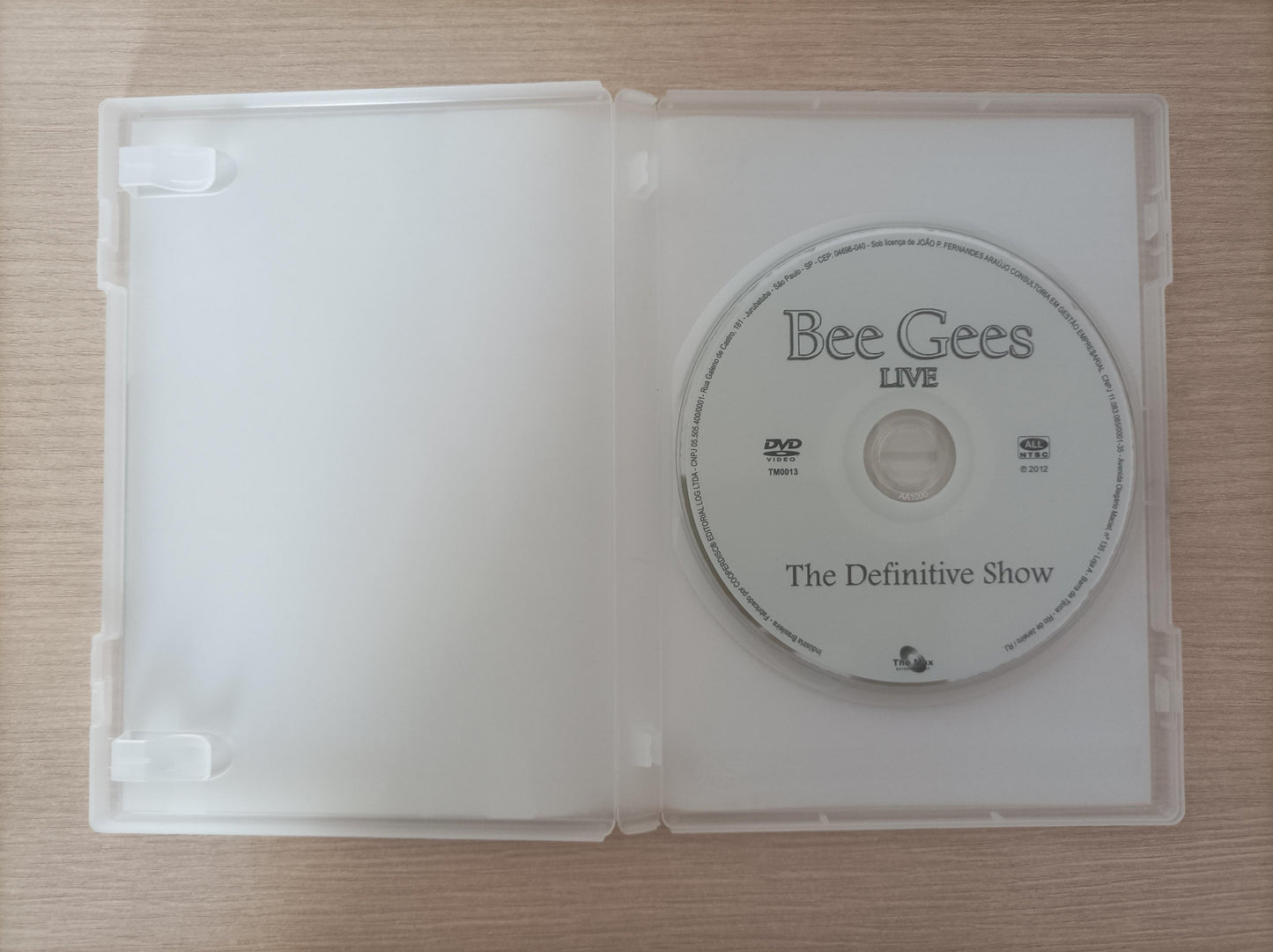 DVD Bee Gees Live The Definitive Show