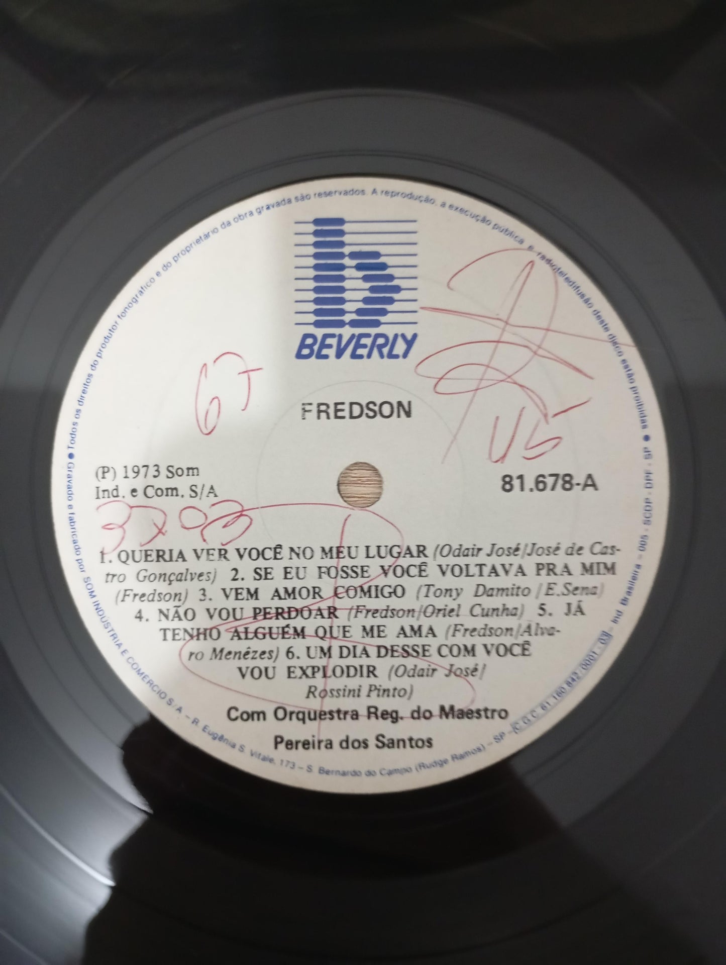 Lp Vinil Fredson Se Eu Fosse Você Voltava Pra Mim