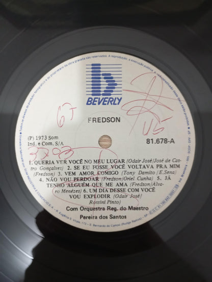 Lp Vinil Fredson Se Eu Fosse Você Voltava Pra Mim